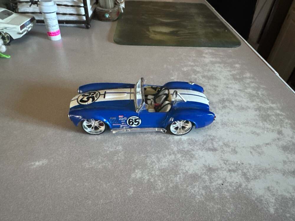 Jada Bigtime Muscle 1:24 1965 Shelby Cobra 427 S/C Diecast Blue #65